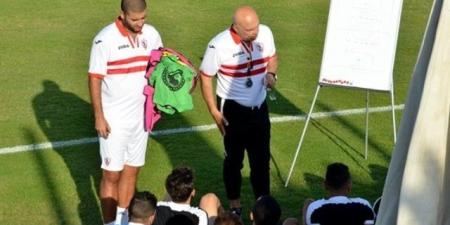 محاضرة فنية من جروس للاعبي الزمالك قبل مواجهة المصري - مصدرك الرياضي