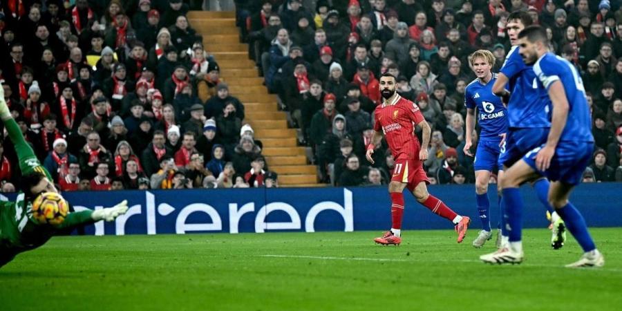 ماذا قدم محمد صلاح في مباراة ليفربول وليستر سيتي بالدوري الإنجليزي ؟ - مصدرك الرياضي