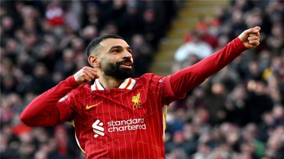 تقييم محمد صلاح في مباراة ليفربول وإيبسويتش تاون بـ الدوري الإنجليزي