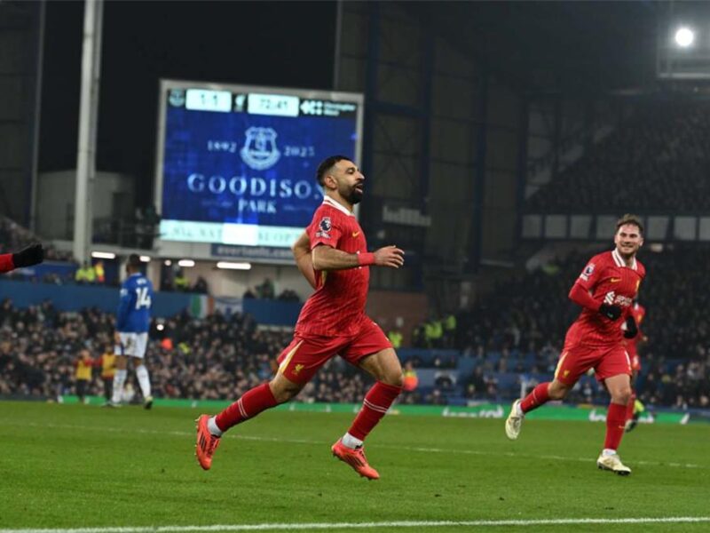 ترتيب هدافي الدوري الإنجليزي بعد هدف محمد صلاح في مباراة ليفربول وإيفرتون – مصدرك الرياضي