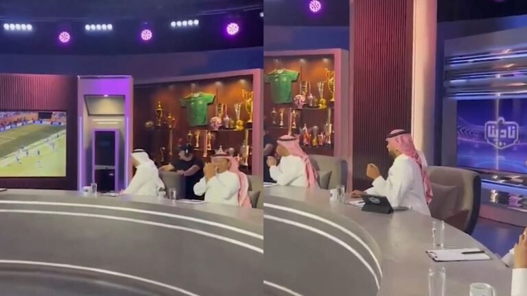 فرحة هستيرية وتصفيق حار داخل استديو نادينا بعد هدف الهلال.. تغطية