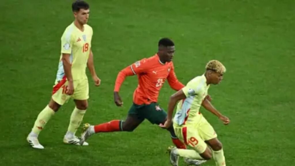 مشجع يمازح نجم البرتغال: يامال في جيبك؟.. تغطية