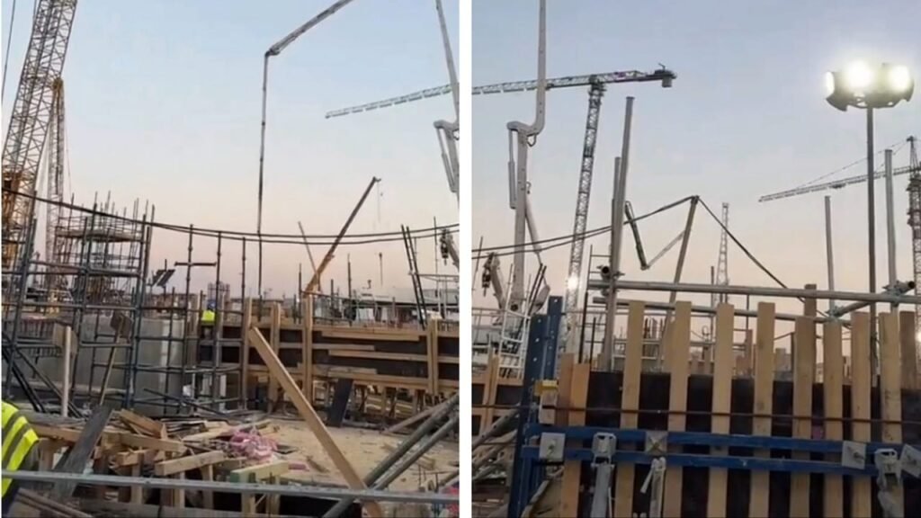 تغطية يكشف حجم الإنشاءات الهائل في ملعب وسط جدة