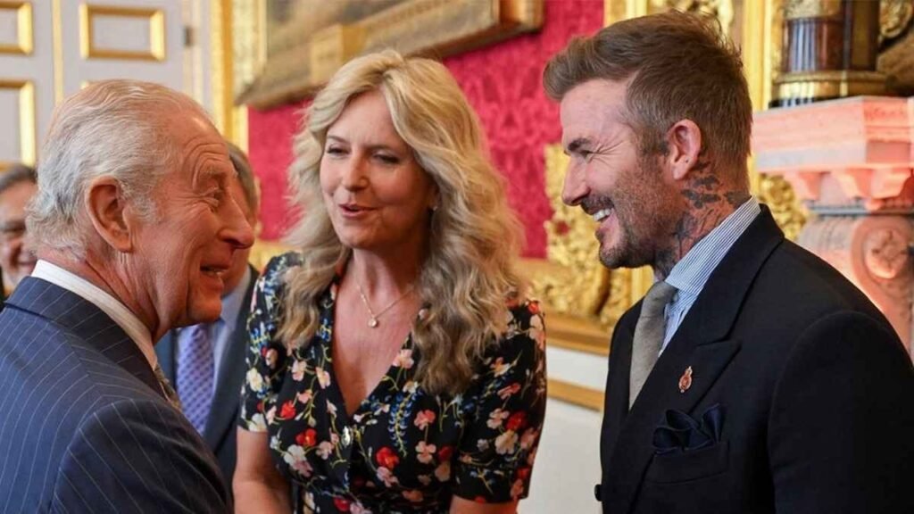 ديفيد بيكهام ينال لقب فارس من الملك تشارلز الثالث