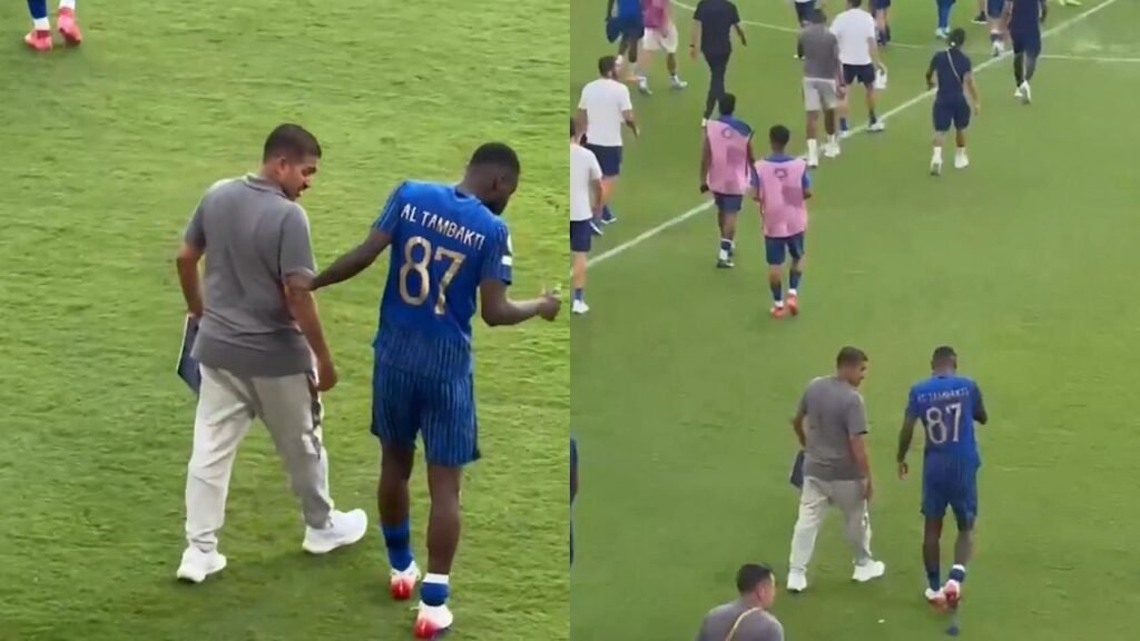 تمبكتي يغادر الملعب متأثرًا بالإصابة  .. تغطية
