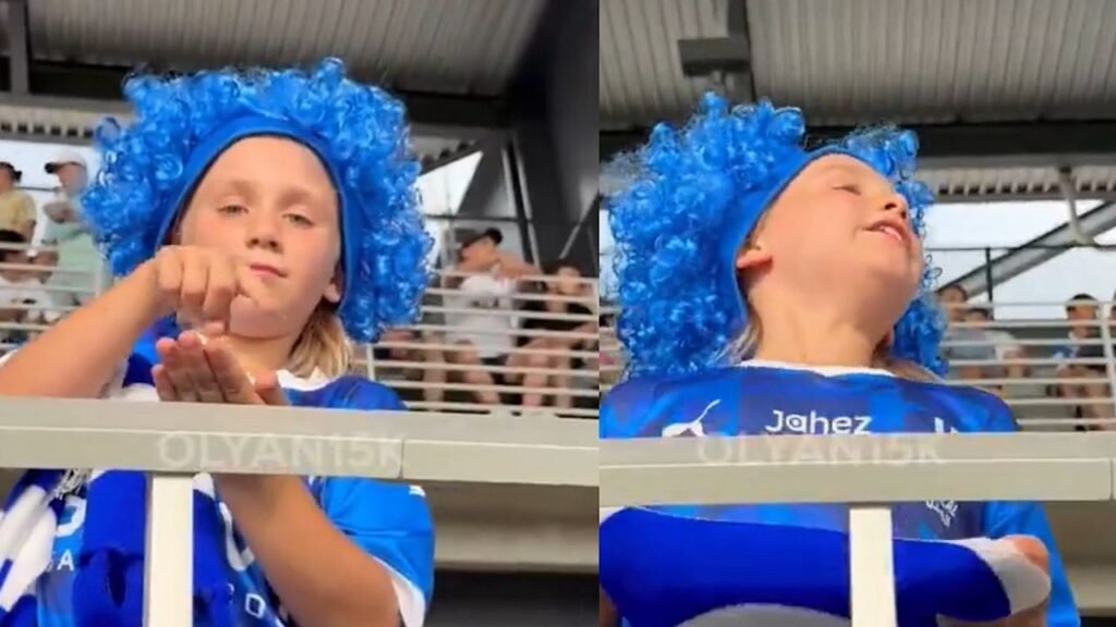 طفل هلال يخطف الأنظار من المدرجات وهو ينادي سالم الدوسري ويقلد حركته .. تغطية