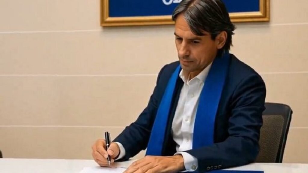 إنزاغي يوقّع مع الهلال في باريس رسميًا .. تغطية