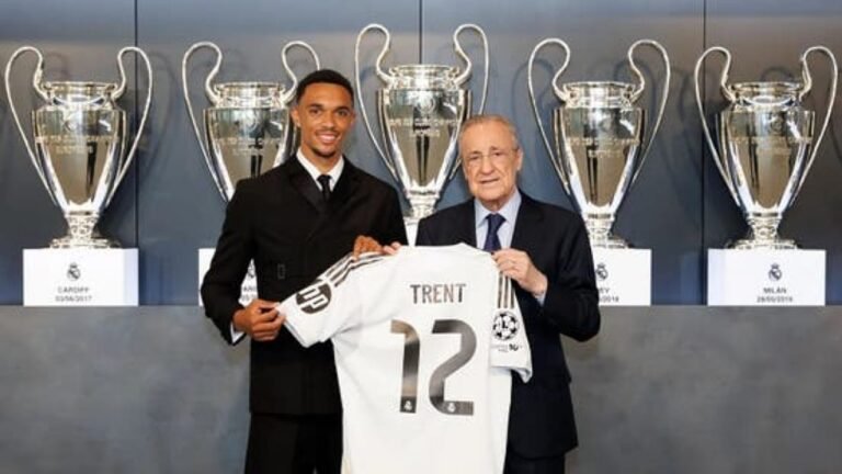 أرنولد يفاجئ جماهير ريال مدريد بتغيير اسمه في أول ظهور رسمي ..صور