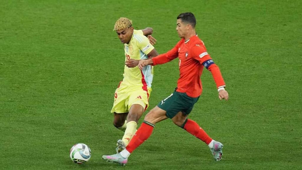 يامال يثير الجدل بتغطية قديم مع قميص رونالدو .. تغطية