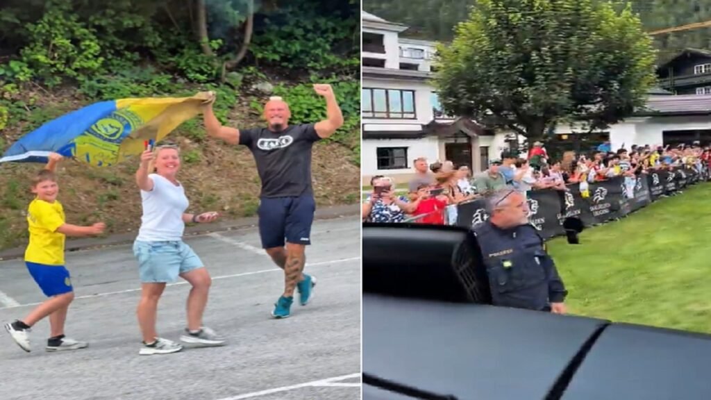 فرحة جماهير النصر في النمسا لحظة وصول بعثة الفريق.. تغطية