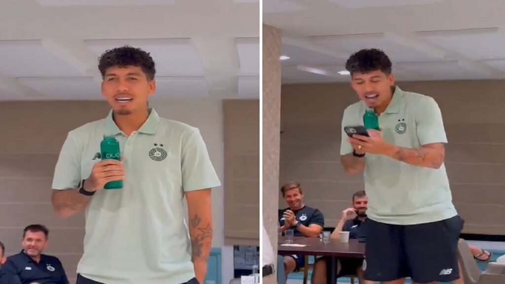 فيرمينو يغني بحماس في حفل استقباله في السد القطري .. تغطية