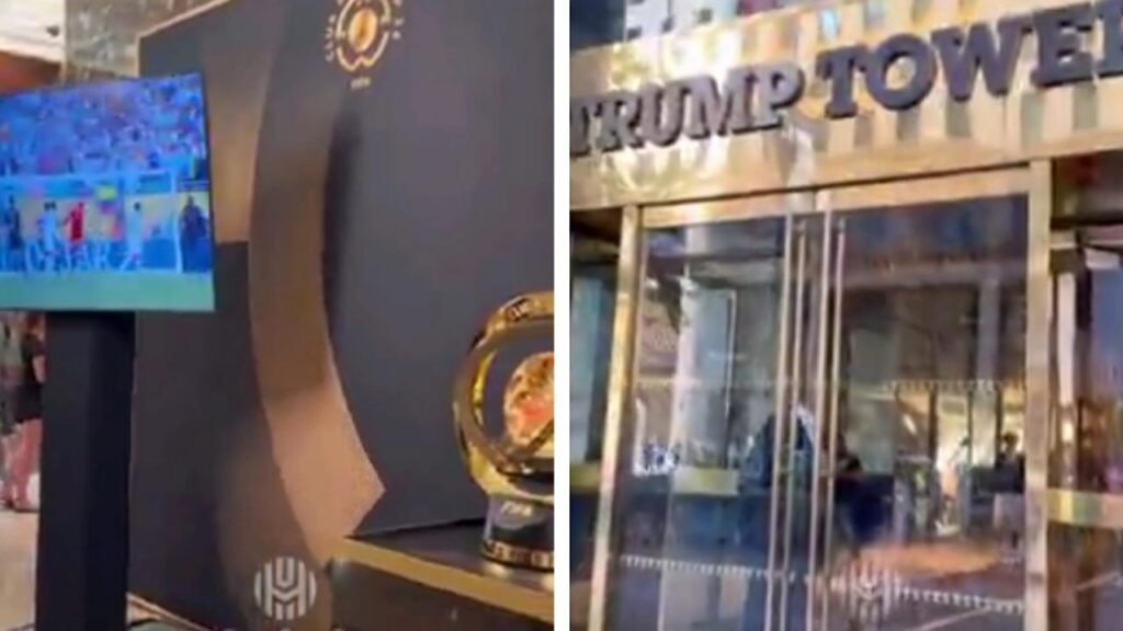 لقطات تاريخية للهلال تزين برج ترامب ضمن فعاليات مونديال الأندية .. تغطية