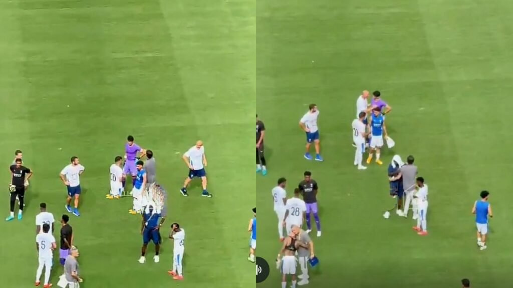 إنزاغي يواسي لاعبي الهلال بعد الخروج من مونديال الأندية .. تغطية