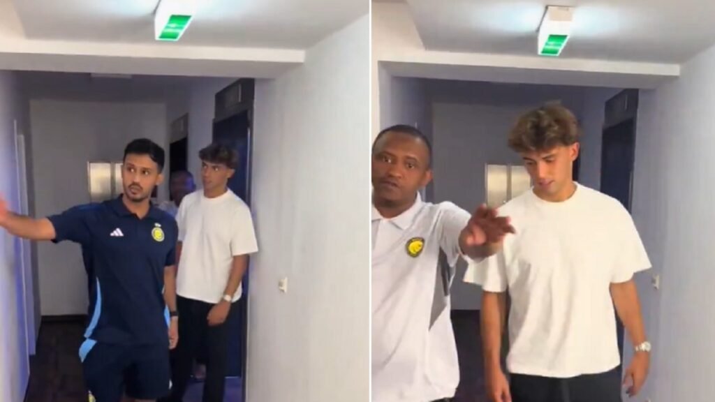 لحظة وصول جواو فيليكس إلى معسكر النصر.. تغطية