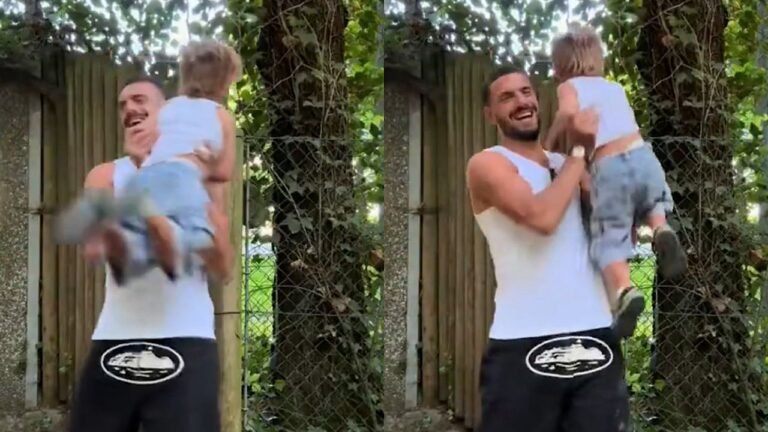 ميريح ديميرال يلاعب طفله ويقضي معه أوقاتًا مليئة بالدفء والمرح .. تغطية