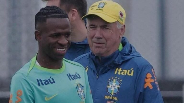 أنشيلوتي يستبعد فينيسيوس من قائمة البرازيل