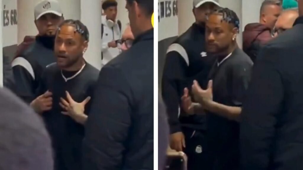 نيمار يدخل في جدال مع صحفي عقب فوز سانتوس .. تغطية