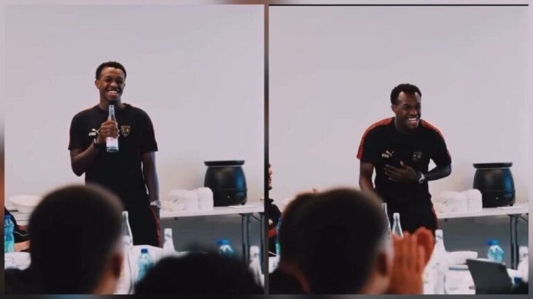 سعود عبدالحميد يغني بالعربية أمام لاعبي لانس .. تغطية