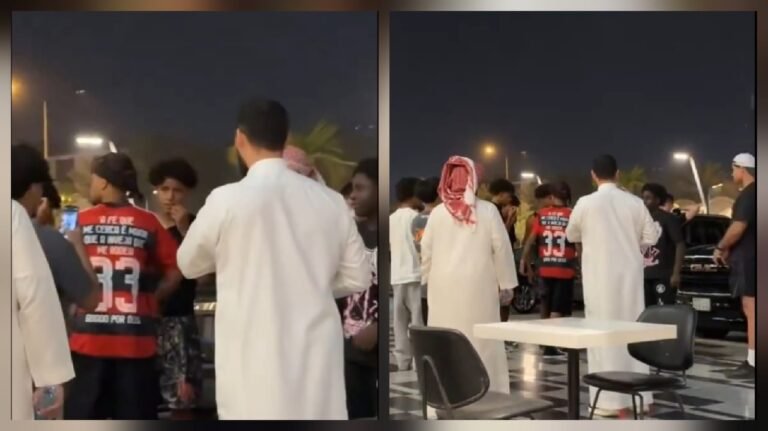 نجل رونالدو يتجول مع أصدقائه في شوارع الرياض.. تغطية