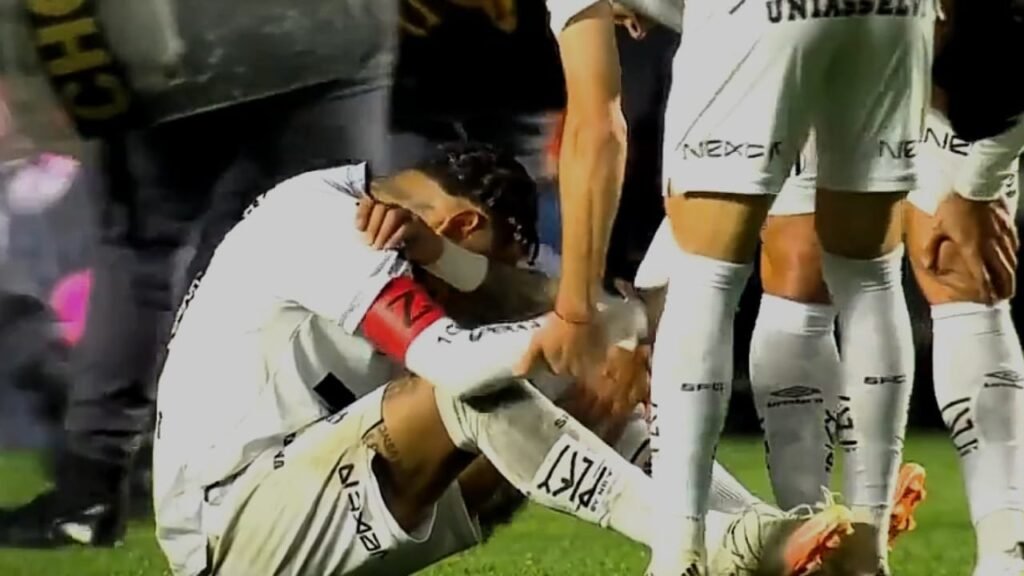 نيمار ينهار بالبكاء بعد خسارة سانتوس القاسية أمام فاسكو .. تغطية