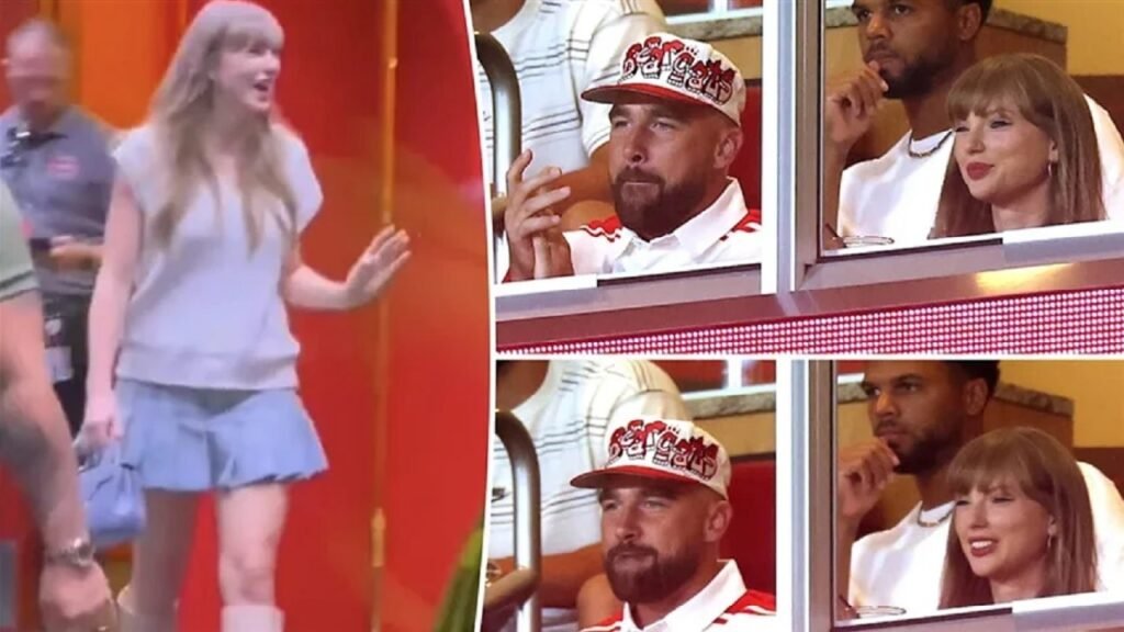 تايلور سويفت وترافيس كيلسي في أول ظهور بعد الخطوبة.. تغطية