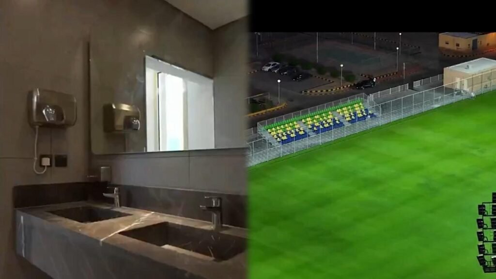 لقطات لأحدث أعمال التطوير في منشأة نادي العروبة.. تغطية