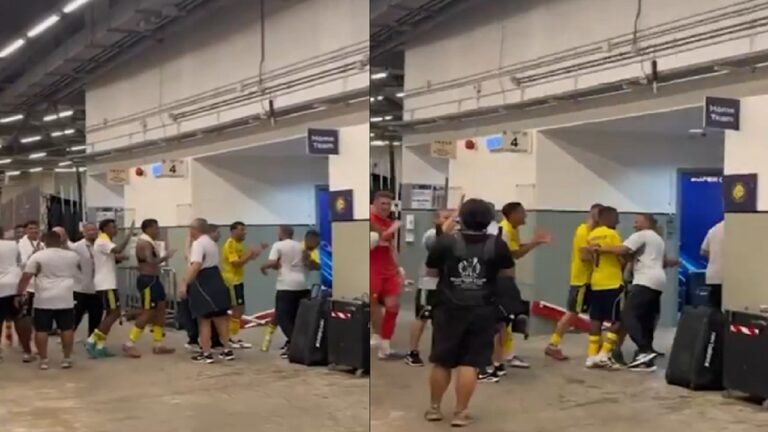 فرحة لاعبي النصر بعد التأهل لنهائي كأس السوبر .. تغطية