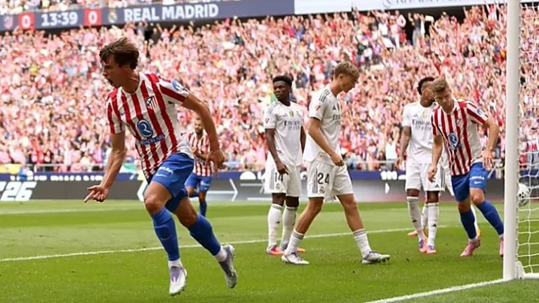 أتليتكو مدريد يمطر شباك الريال بخماسية