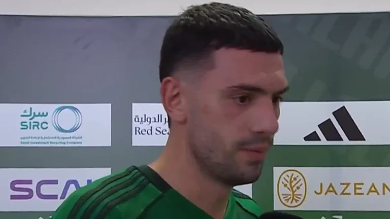 ديميرال: ما حدث في الشوط الأول غير مقبول وعدنا من أجل الجماهير