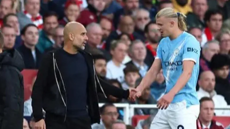 غوارديولا يأمل في جاهزية هالاند قبل لقاء  بيرنلي