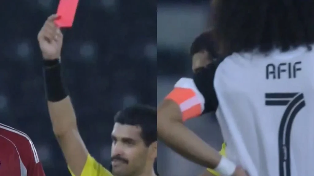 لحظة إعلان قرارات الـVAR جهريًا خلال مباراة السد والعربي لأول مرة.. تغطية