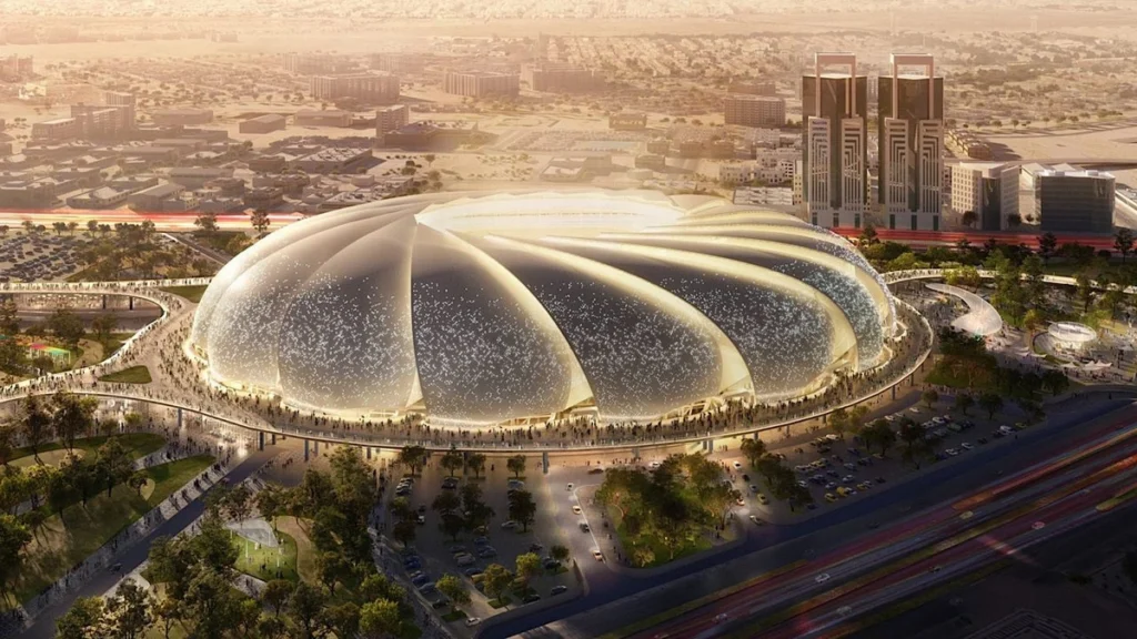 تقدم ملموس في أعمال استاد أرامكو بالخبر استعدادًا لكأس العالم.. صور