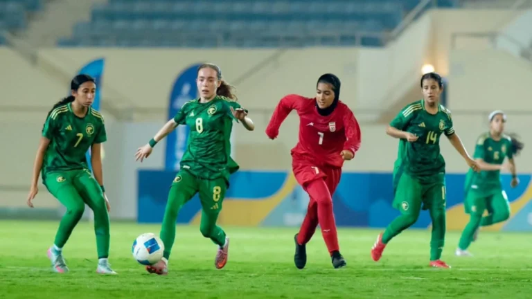 الأخضر للسيدات تحت 17 عامًا يبدأ تصفيات آسيا بالخسارة أمام إيران