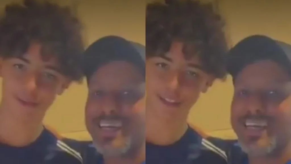 كريستيانو جونيور يخاطب الجماهير: كيف حالكم  .. تغطية