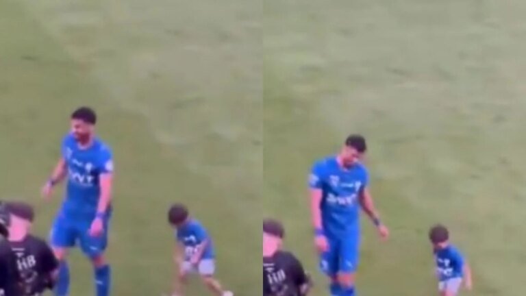 ابن علي لاجامي يرقص فرحًا بعد فوز الهلال على الشباب .. تغطية