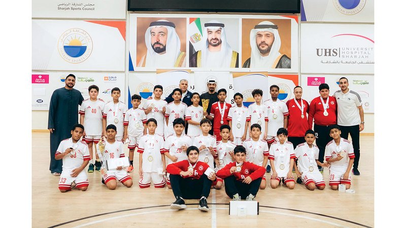 الشارقة (ب) يُتوَّج بلقب بطولة براعم اليد