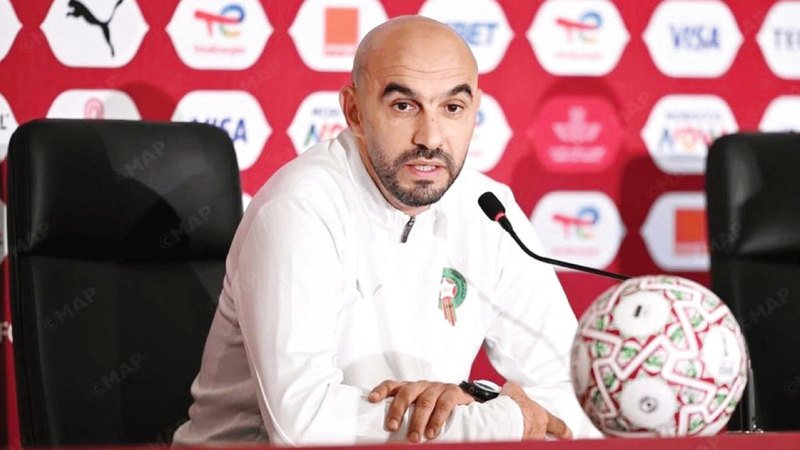 الركراكي: التواضع واحترام المنافس مفتاح الفوز على تنزانيا