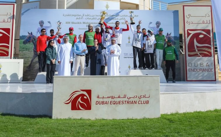 الفارس عبدالله البستكي يتوج بلقب كأس "جميلتي" في مهرجان محمد بن راشد للقدرة